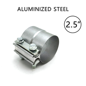 2 1/2 '2.5 ' Aluminized Exhaust Lap Joint Step Clamp 2.5 'OD إلى 2.50 ' ID